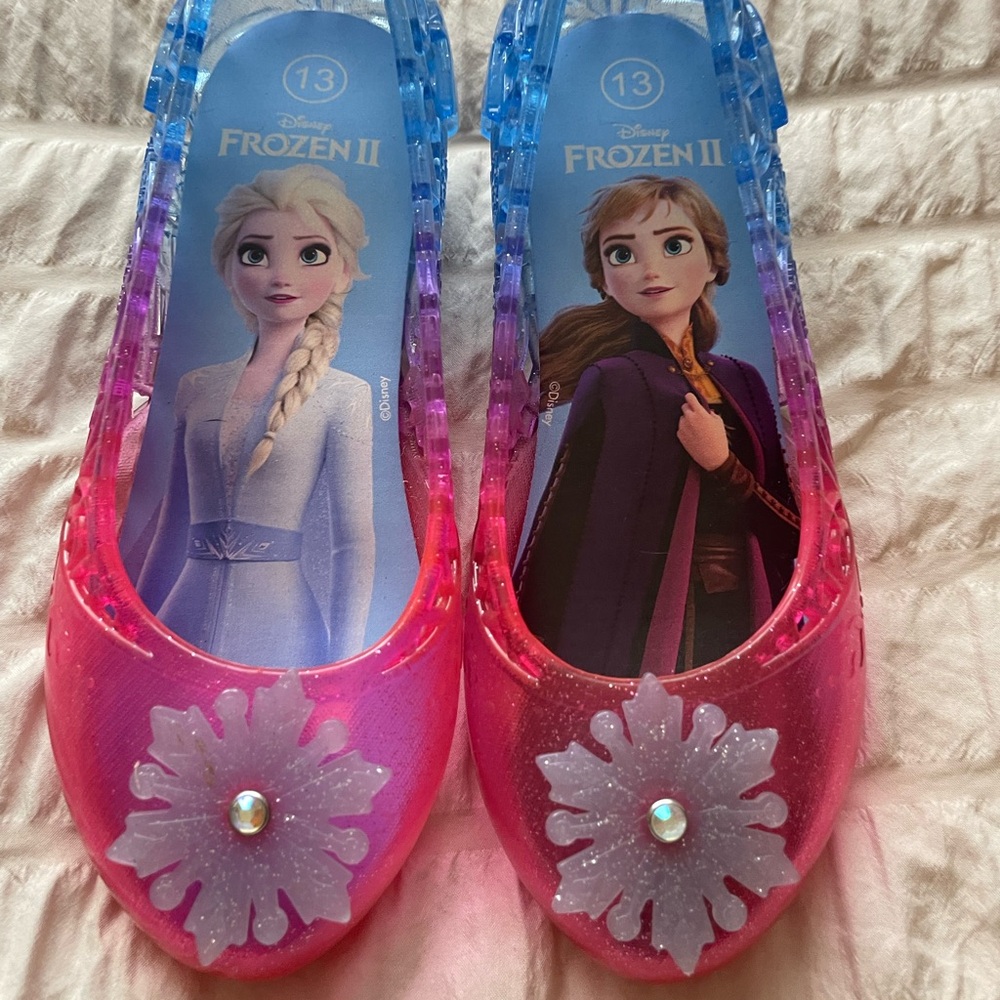 Frozen II Kids' Pink and Blue Shoes